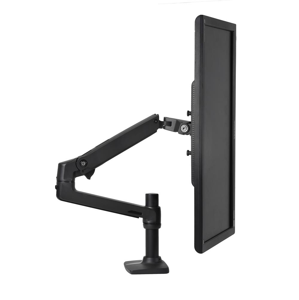 Polished Aluminum Ergotron – LX Single Monitor Arm VESA Desk Mount – for Monitors Up to 34 Inches 7 to 25 lbs – Tall Pole 