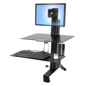 WorkFit-S, Single LD Workstation with Worksurface