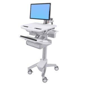 StyleView® Cart with LCD Arm, 2 Drawers (2x1) - Medical Carts
